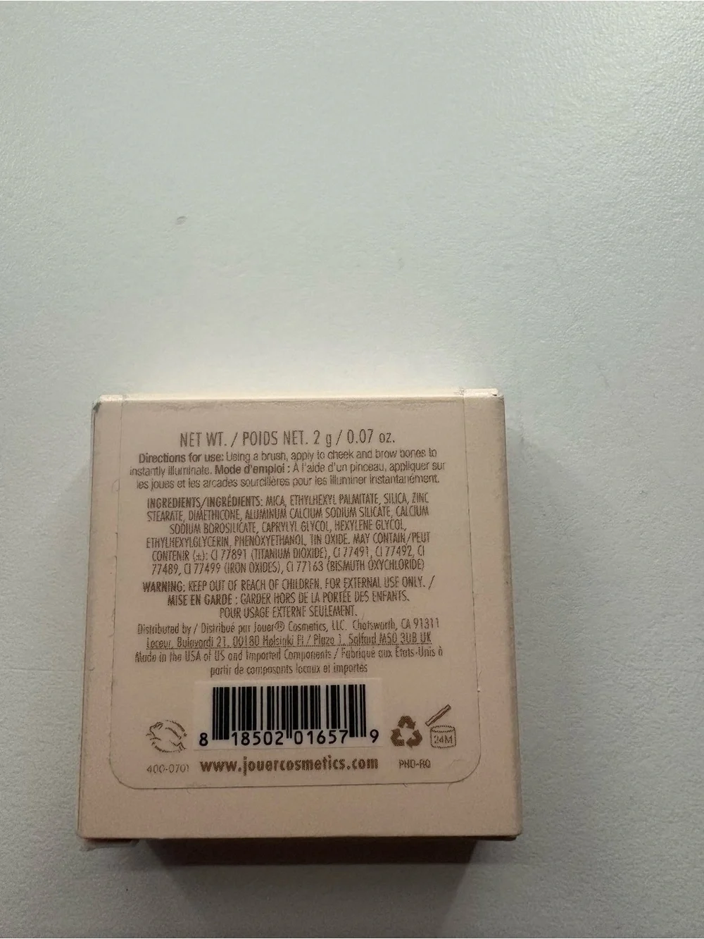 jouer Luminous Pink Powder Highlighter